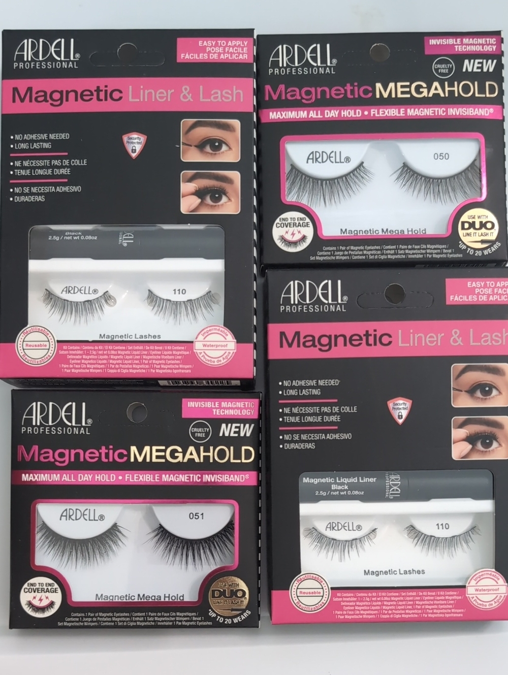 Ardell Magnetic Lashes & MegaHold Sets — Black